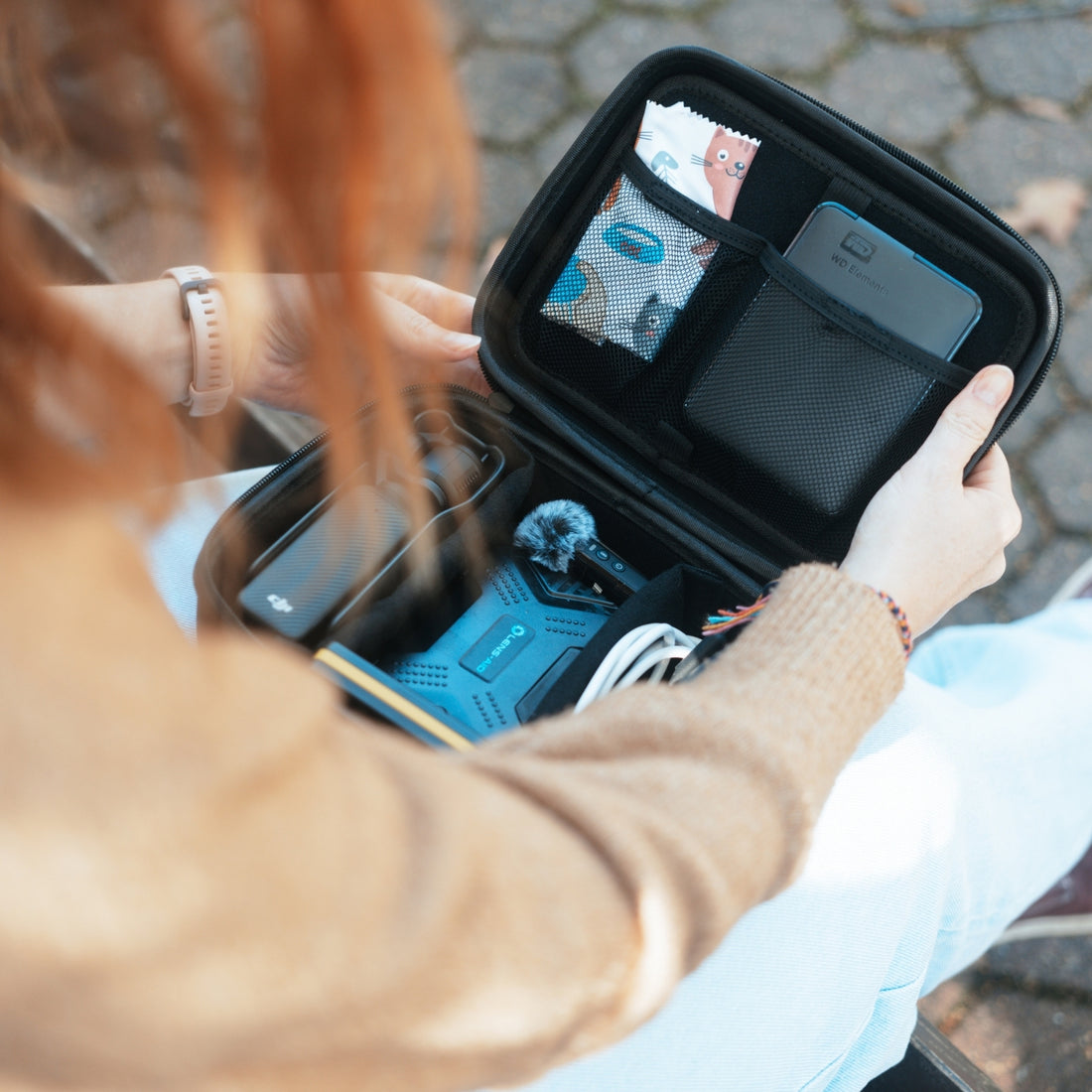 Tech Organizer Case für Elektronik und Kabel