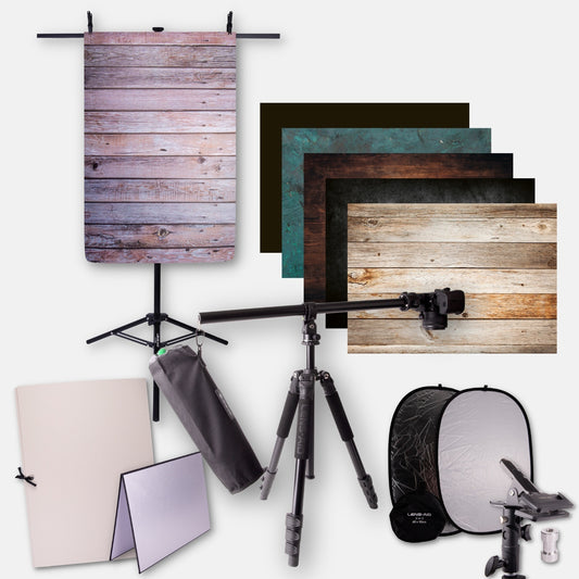 XXL Flatlay-Set für den perfekten Start in die Studiofotografie